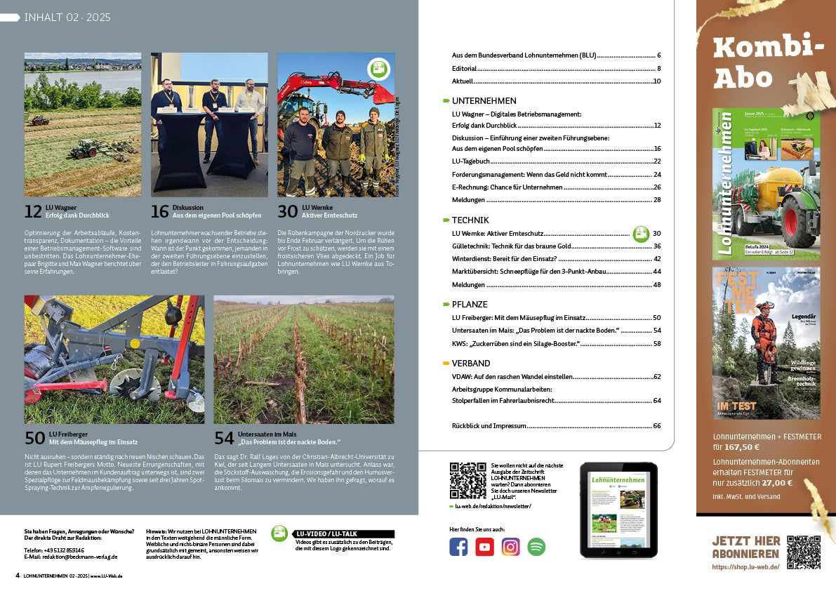 LOHNUNTERNEHMEN AUSGABE Februar 2025