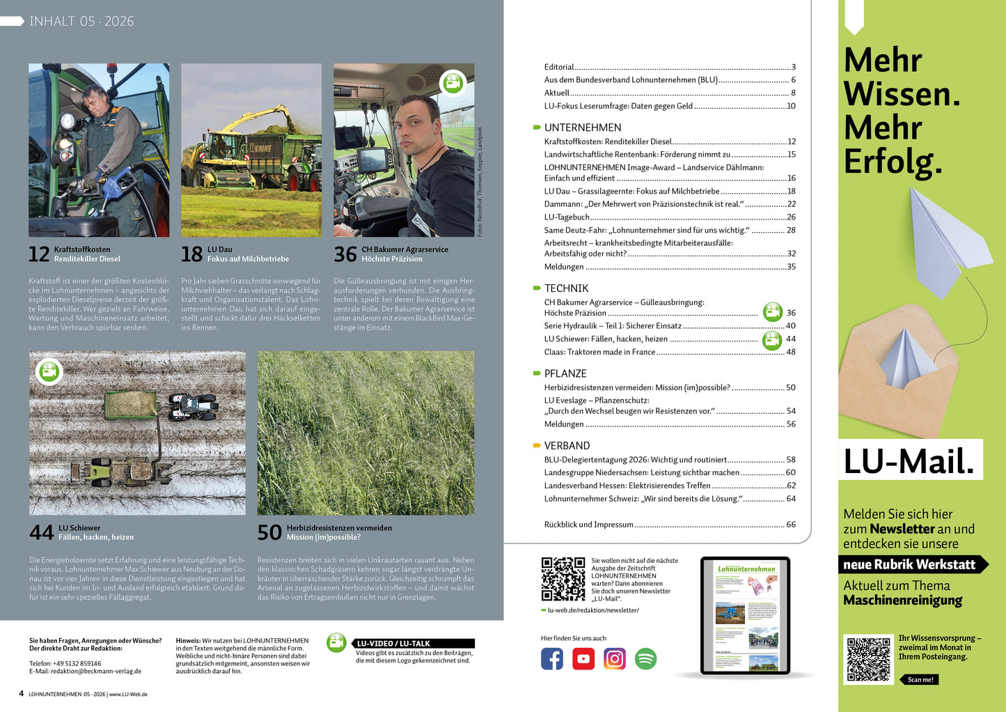 LOHNUNTERNEHMEN AUSGABE Juni 2026