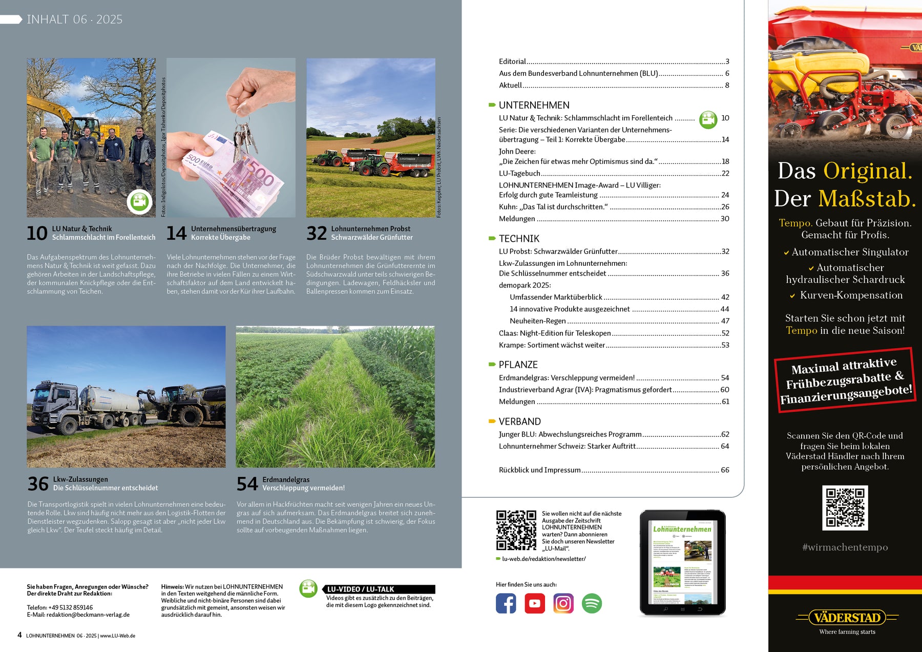 LOHNUNTERNEHMEN AUSGABE Juni 2025