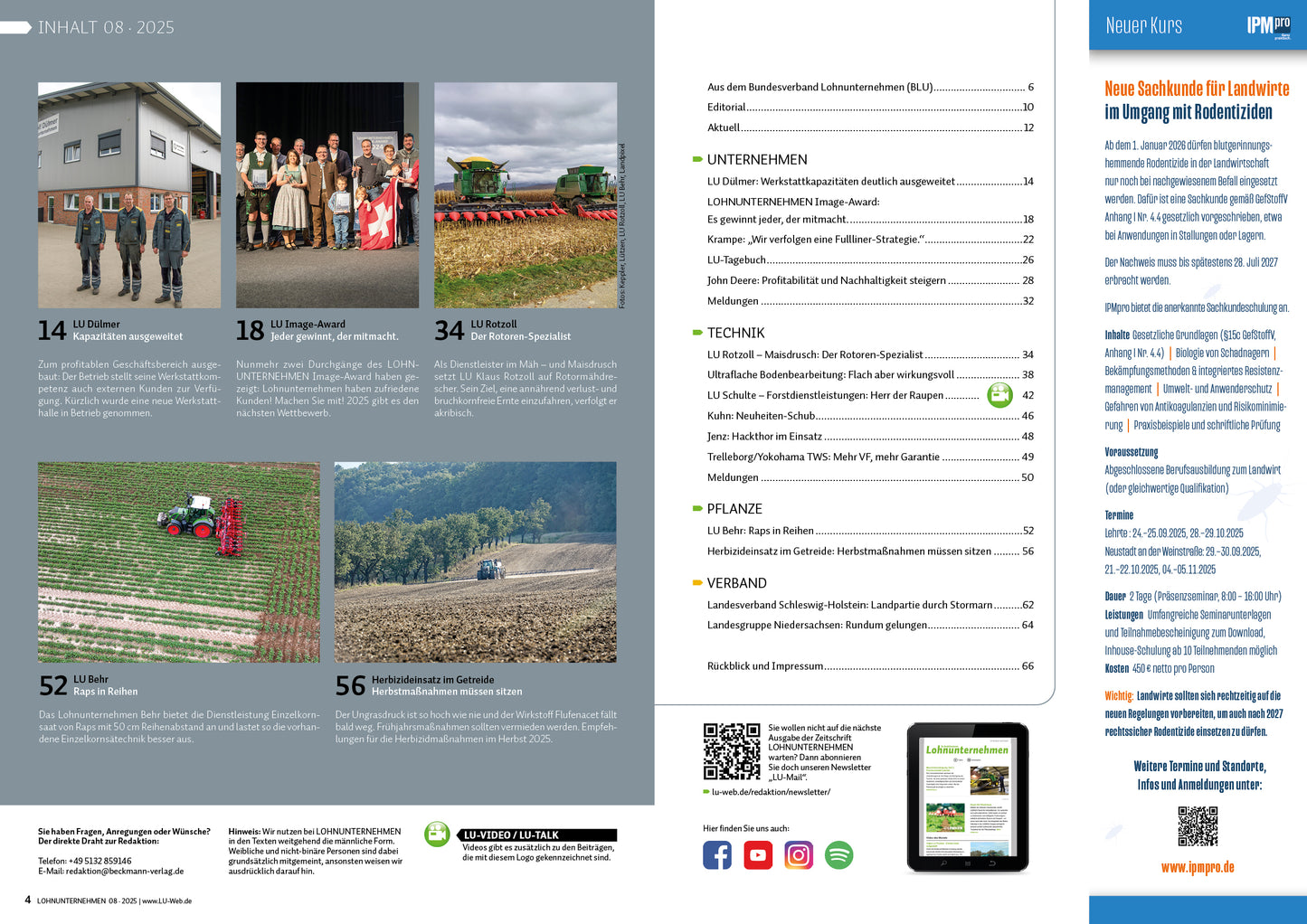 LOHNUNTERNEHMEN AUSGABE August 2025