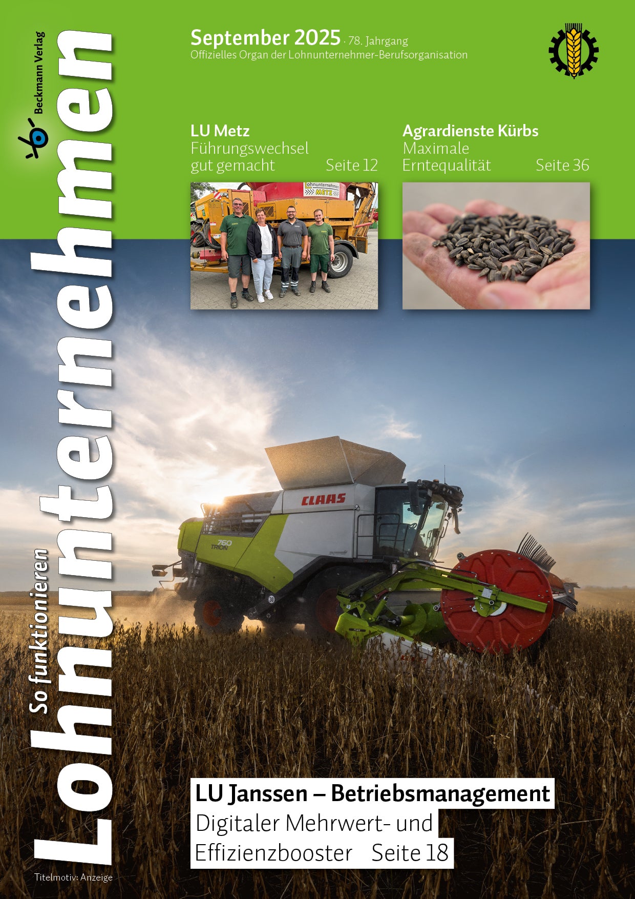 LOHNUNTERNEHMEN AUSGABE September 2025