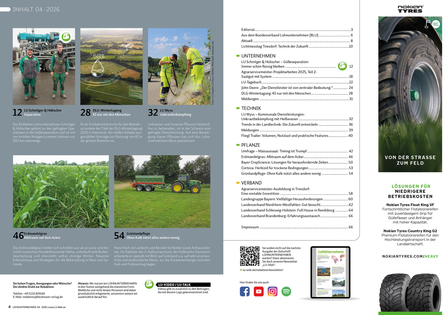 LOHNUNTERNEHMEN AUSGABE April 2026